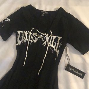 Dolls Kill Dresses - 🚫SOLD🚫 Dollskill Lace Up Current Mood Dress Dolls Kill Dresses - 🚫SOLD🚫 Dollskill Lace Up Current Mood Dress